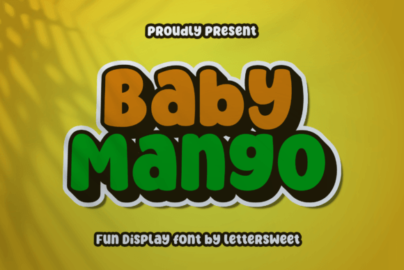 Baby Mango Display Font Adds Whimsy to Campaign Graphics