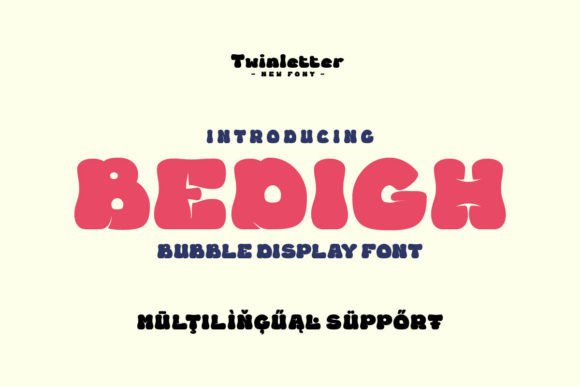 Bedigh Font for Creative Makers