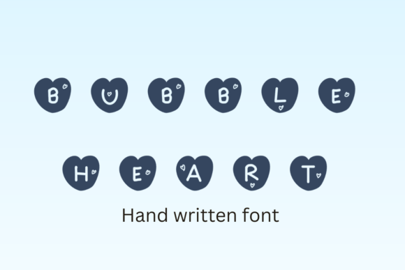 Bubble Heart Brings Warmth to Web Typography