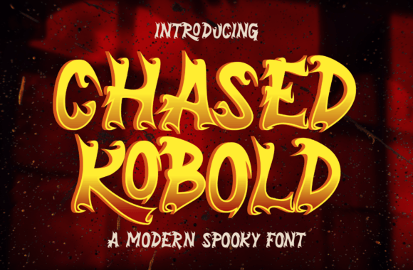 Chased Kobold Font for Spooky Design