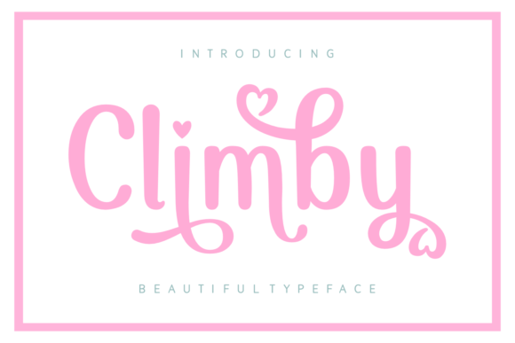 Climby Handwritten Font for Beautiful Branding
