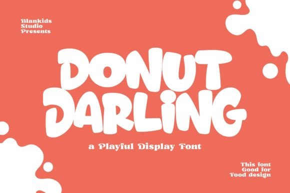 Donut Darling Display Font for Modern Bakery Websites and Digital Branding