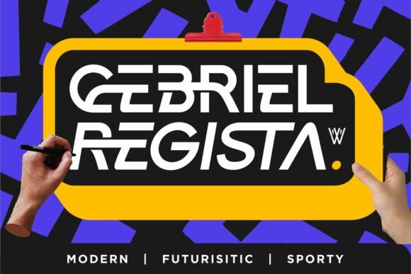 Gebriel Regista: A Bold Display Serif Font for Branding Projects