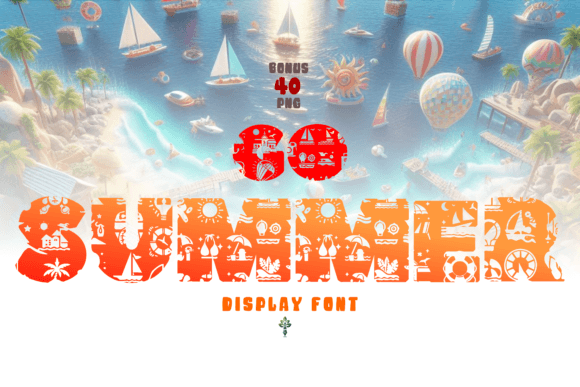 Go Summer: A Playful Display Font for Editorial Design