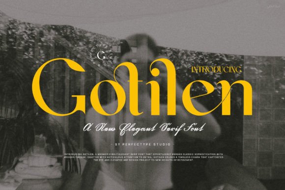 Gotilen: A Stylish Display Font for Creative Makers