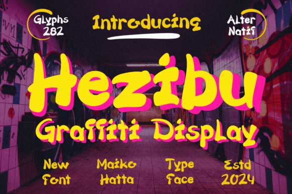 Hezibu Display Font: A Handcrafted Upgrade for Your Small Business Brand