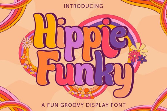Hippie Funky Font for Creative Campaigns