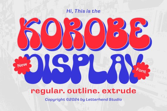 Korobe: A Funky Font for Creative Projects