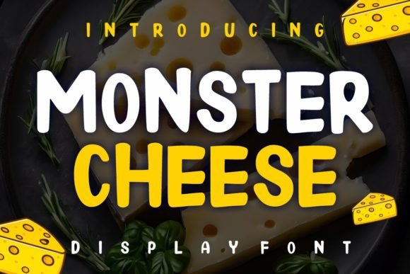 Monster Cheese Font for Business Branding