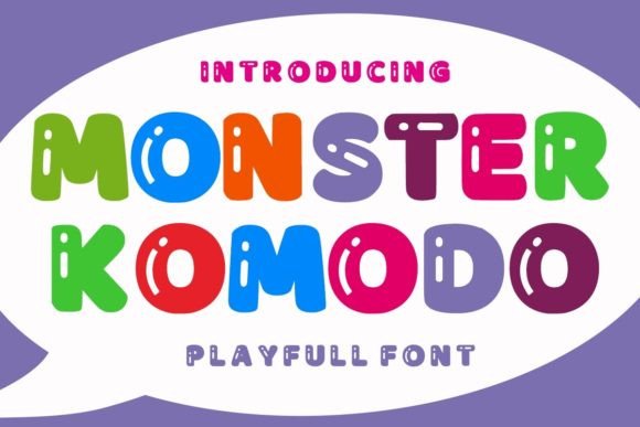 Monster Komodo: A Friendly Display Typeface for Web Design