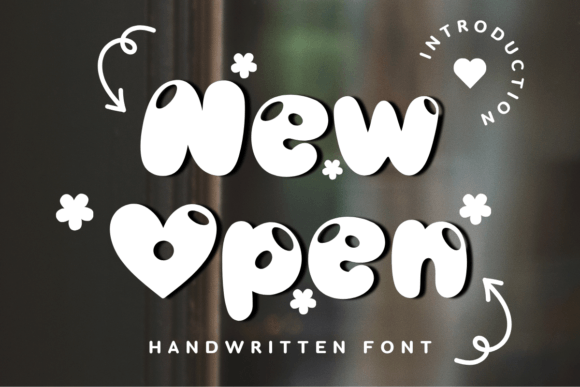 New Open: A Quirky Display Font for Joyful Branding and Campaigns