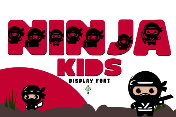 Ninja Kids Display Font for Bold and Playful Brand Identity