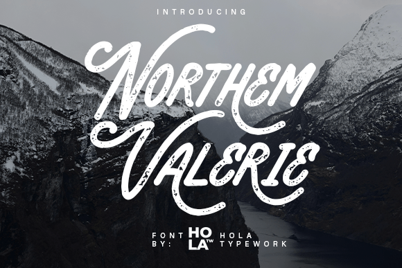 Northem Valerie: A Bold Sans Brush Font for Display
