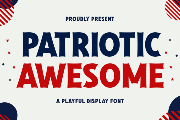 Patriotic Awesome Display Font for Bold Branding and Headlines