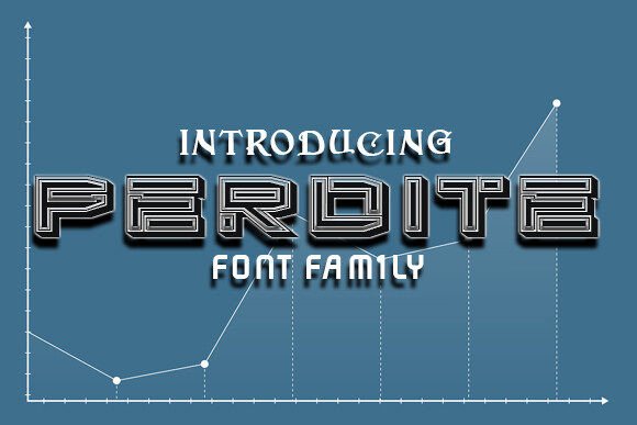 Perdite Display Font for Branding, Posters, and Packaging Design