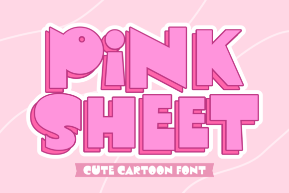 Pink Sheet Font for Creative Projects