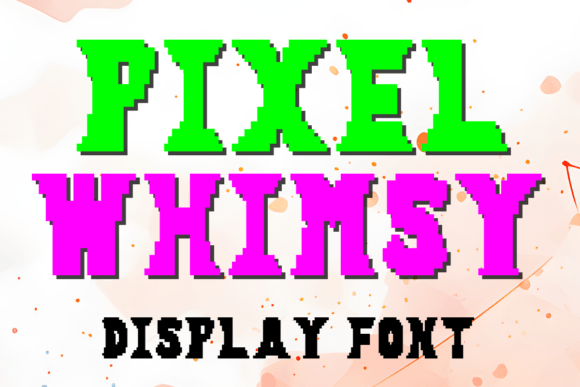 Pixel Whimsy Font for Creative Design