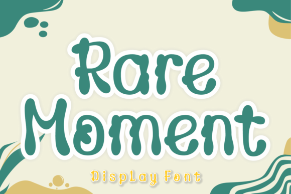 Rare Moment: A Quirky Display Font for Editorial Projects That Delight