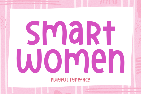 Smart Women Font for Handmade Product Labels and Creative Projects